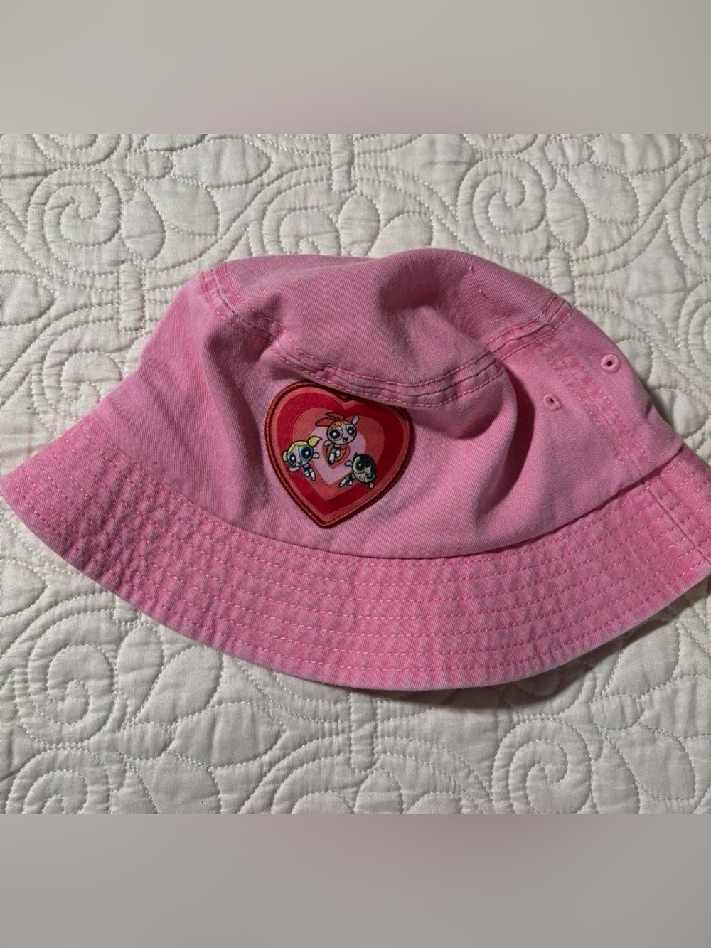 Vintage Y2K Pink Powerpuff Girls Bucket Hat